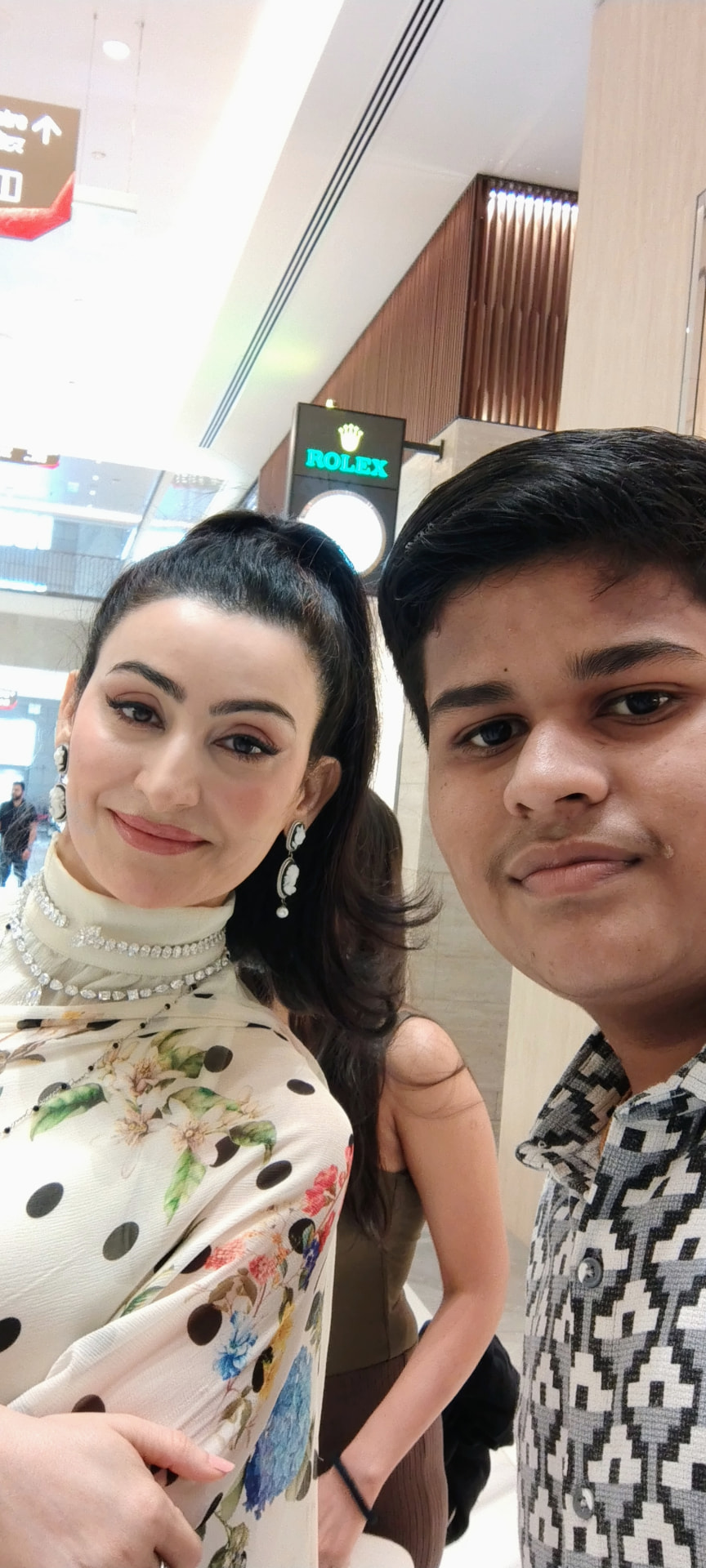 Satyam Tiwari with Shalini Passi